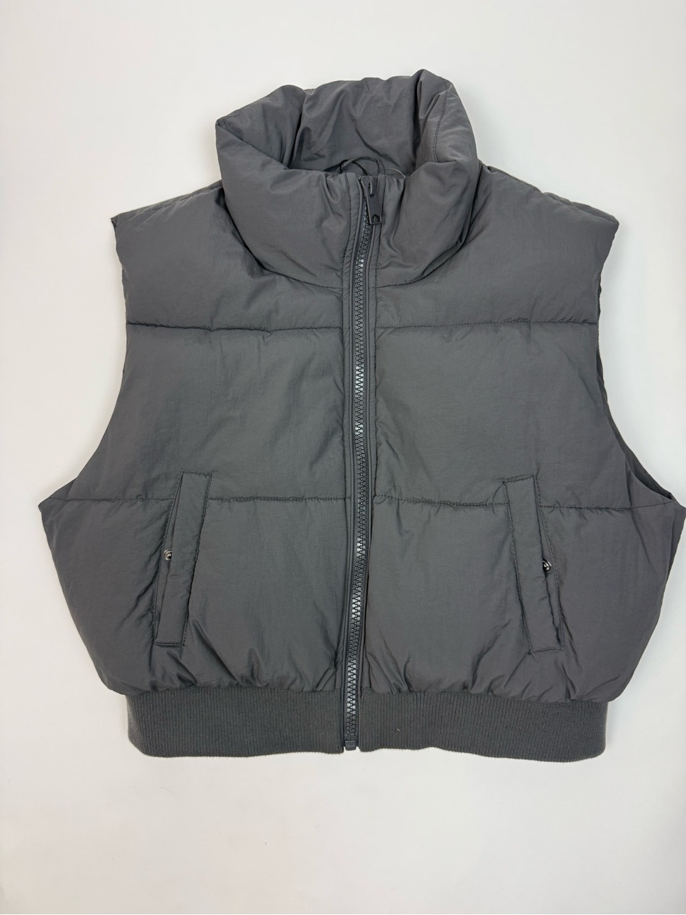 Garage Gray Mini Puff Vest